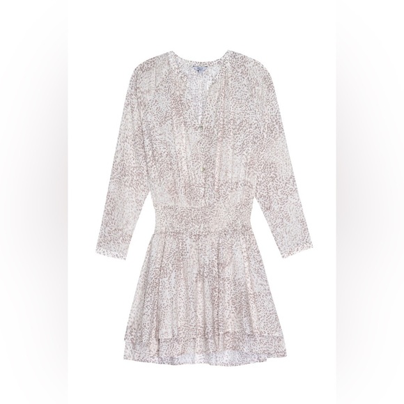 Rails Jasmine Tan Watercolor Leopard Mini Dress - Picture 5 of 11